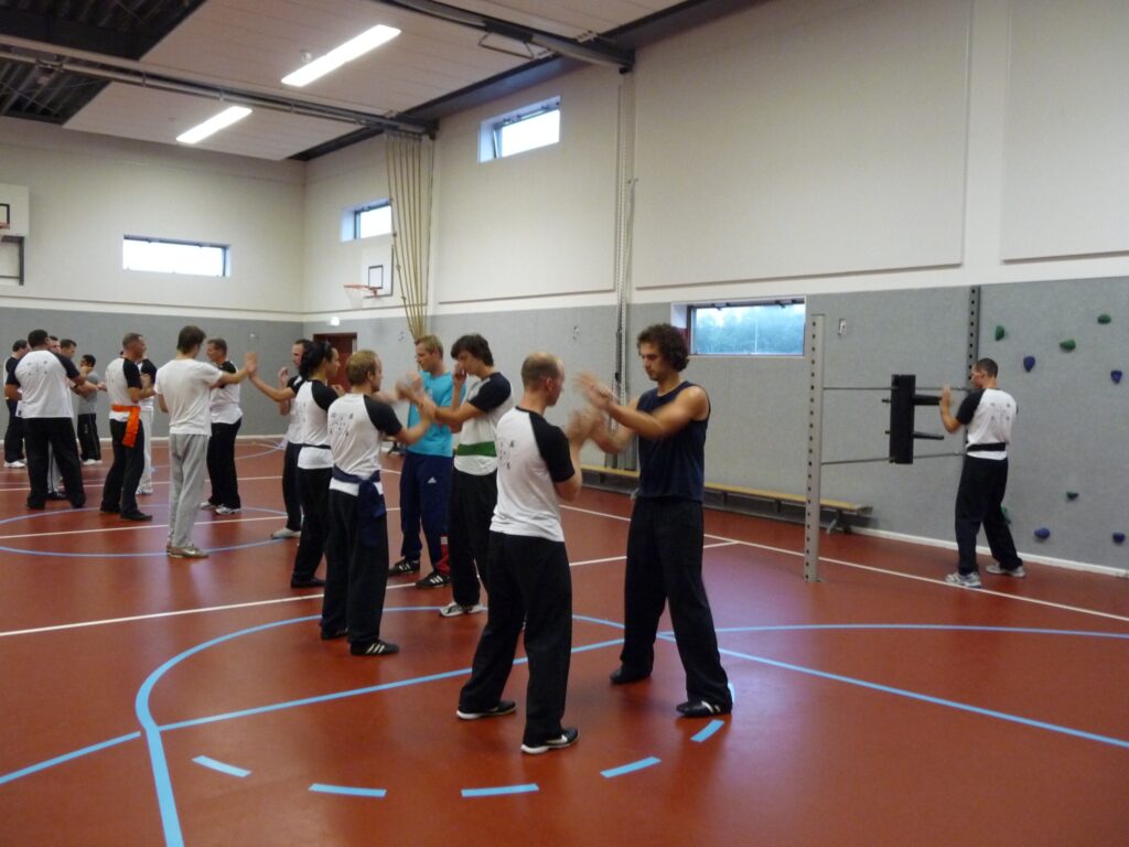 Samen trainen op Wing Chun technieken