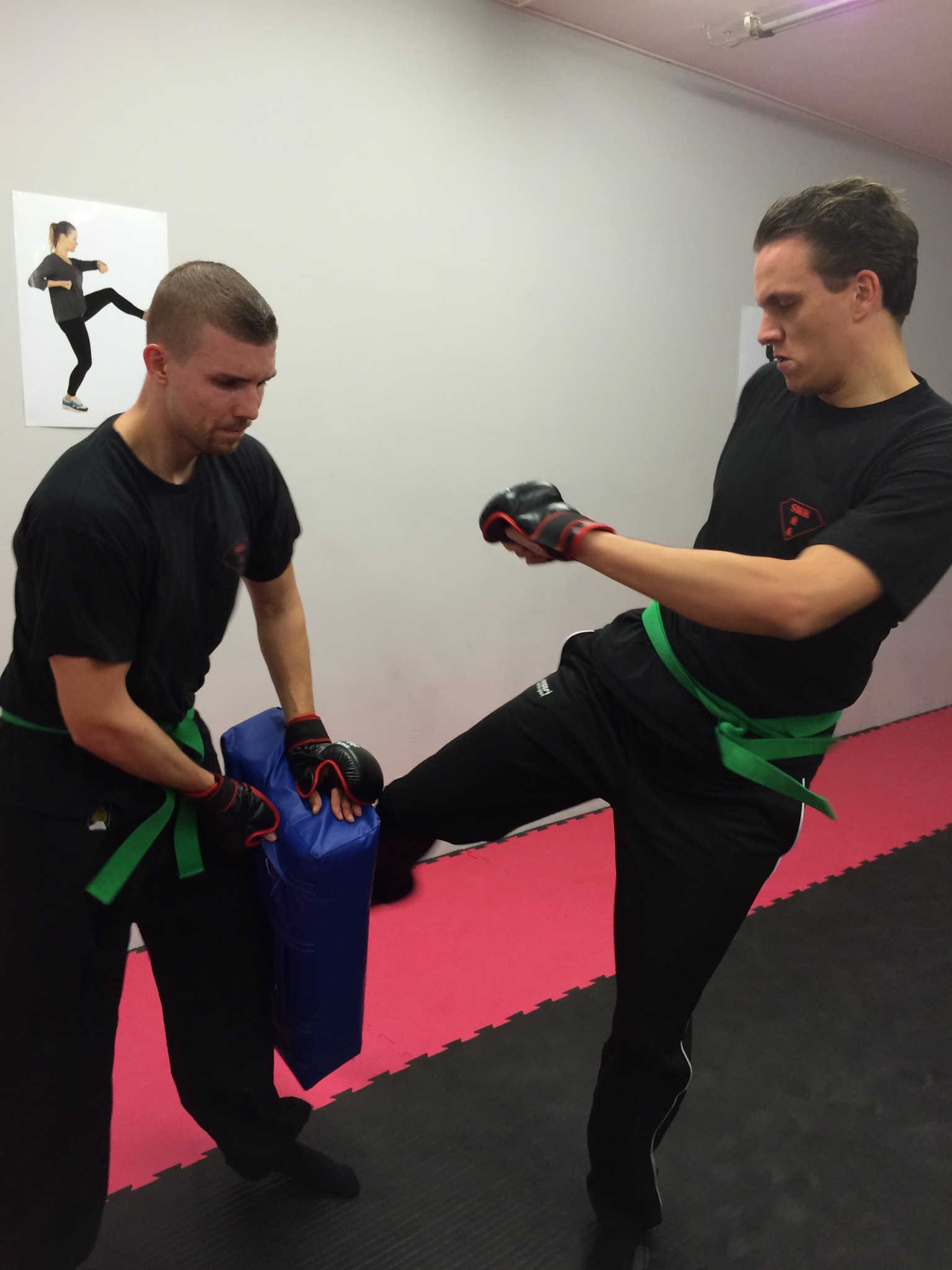 Toepassen op het stootkussen bij SWK Wing Chun