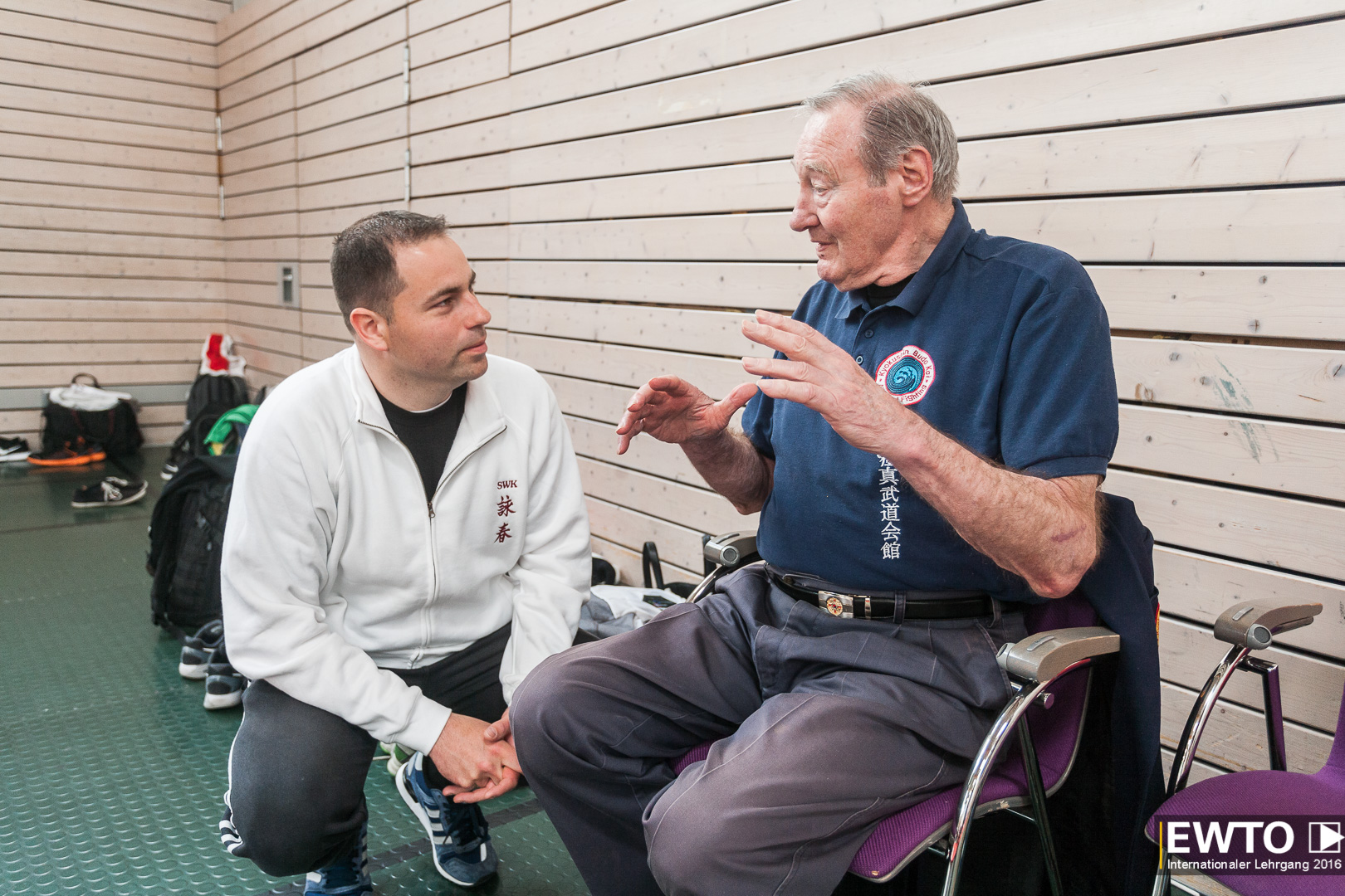 Dennis Wetter samen met Jon Bluming